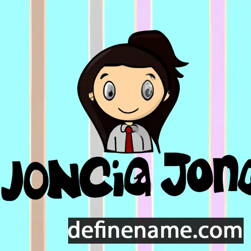 cartoon of the name Jonnica