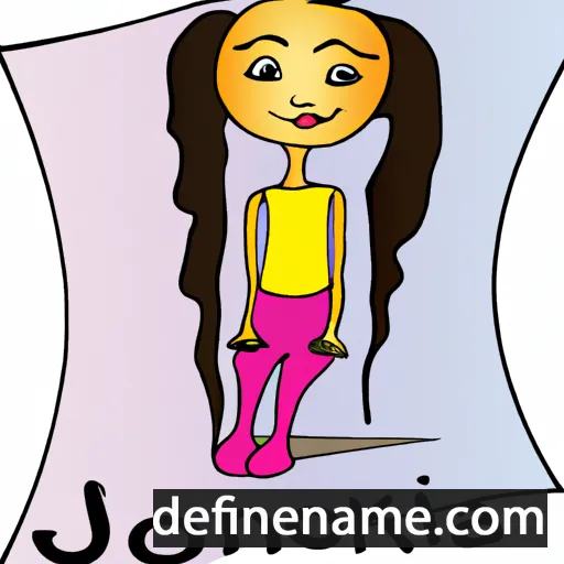 cartoon of the name Jonnika