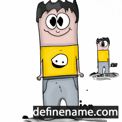 cartoon of the name Jono