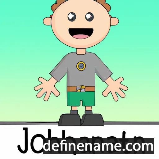 cartoon of the name Jonothan