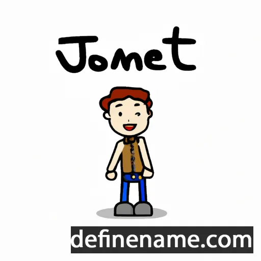 cartoon of the name Jontae