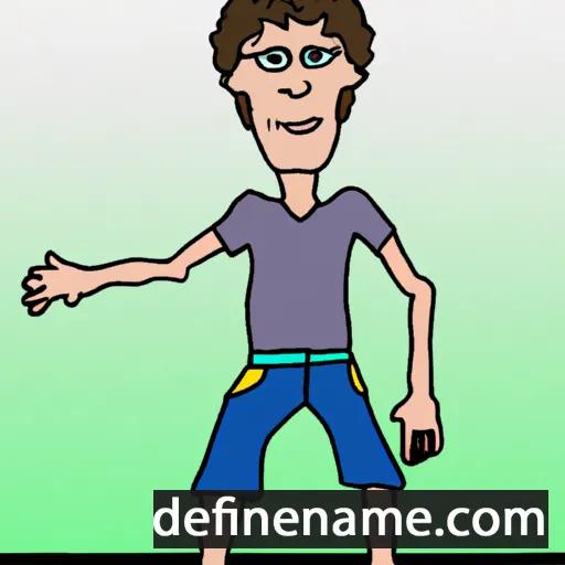 cartoon of the name Jonthan