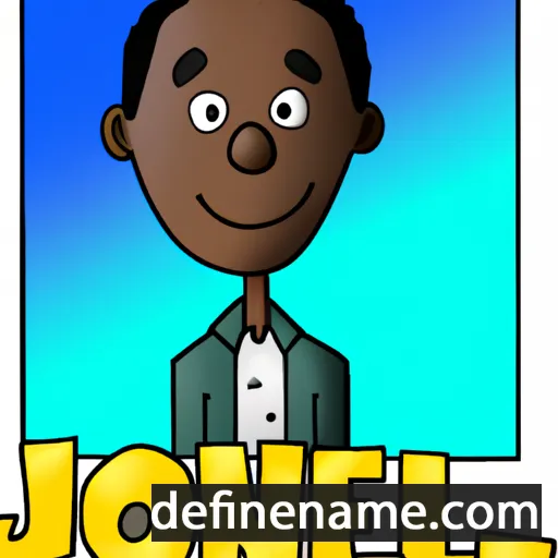 cartoon of the name Jonuel