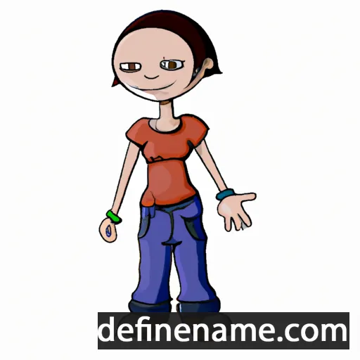 cartoon of the name Jony