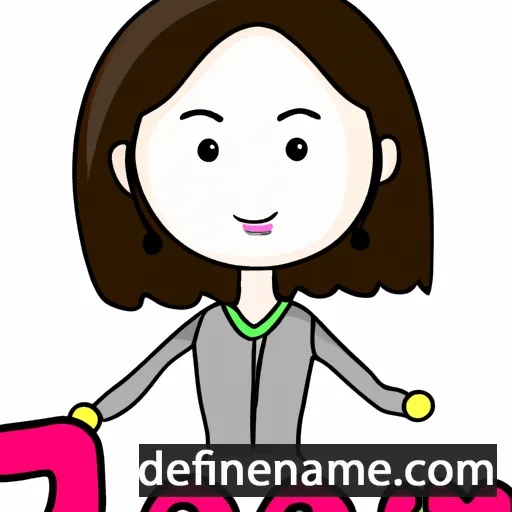 cartoon of the name Joo-yeon