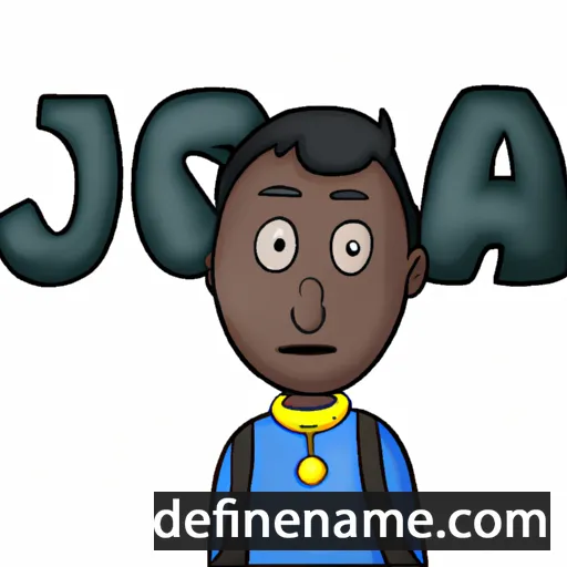 cartoon of the name Joosua