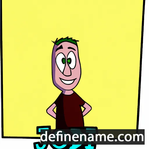 cartoon of the name Jord