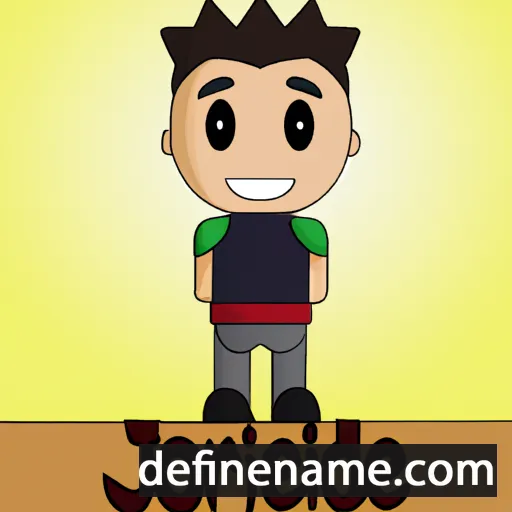 cartoon of the name Jordee