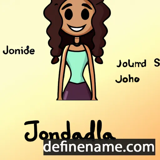 cartoon of the name Jordelina