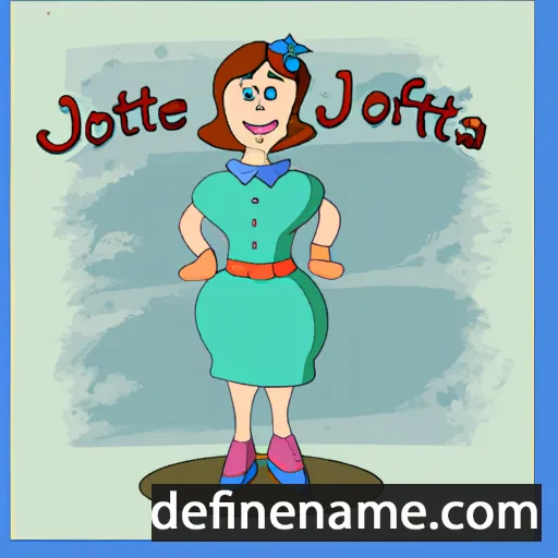 cartoon of the name Joretta