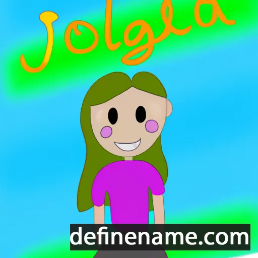 cartoon of the name Jorgelina