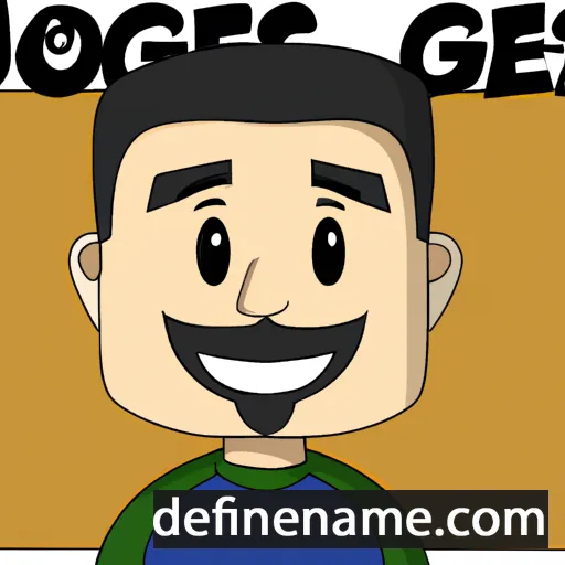 cartoon of the name Jorges