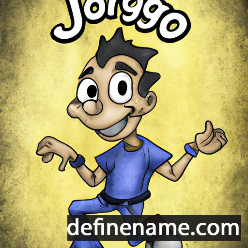 cartoon of the name Jorgino