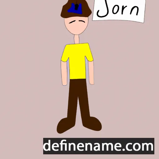 cartoon of the name Jorîn