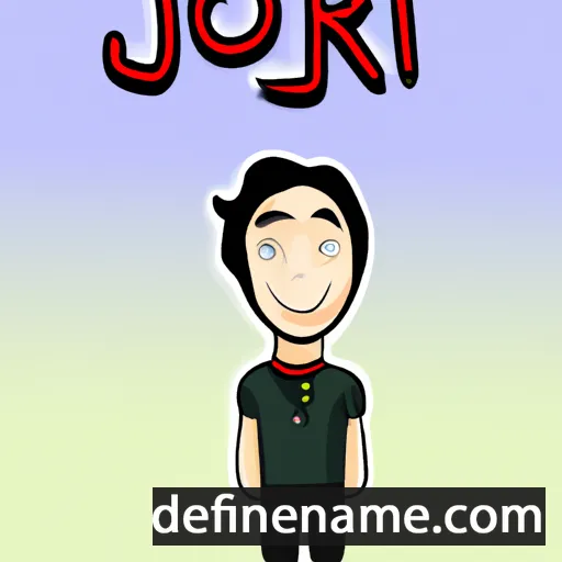 cartoon of the name Jori