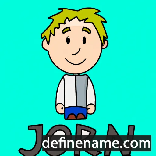 cartoon of the name Jorian