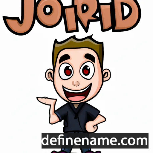 cartoon of the name Jorid