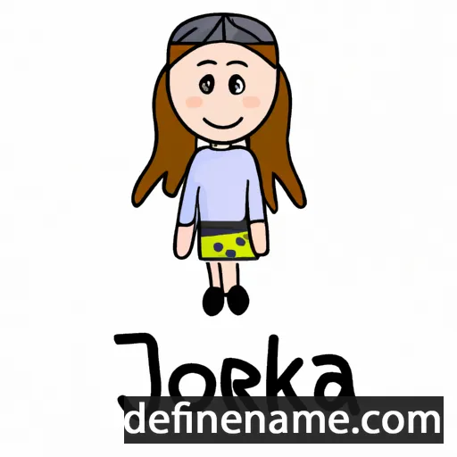 cartoon of the name Jorika