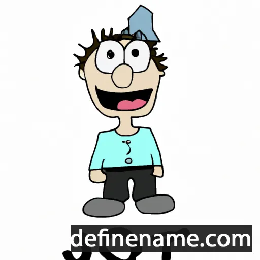 cartoon of the name Jorit