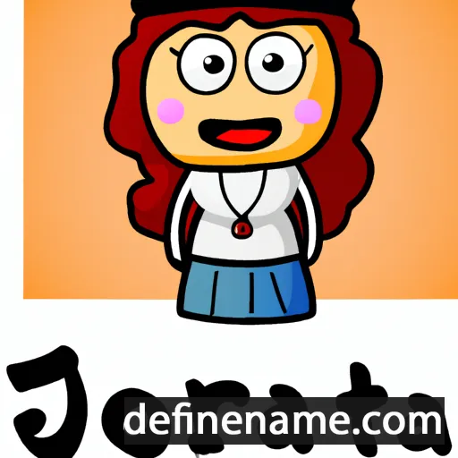 cartoon of the name Jorita