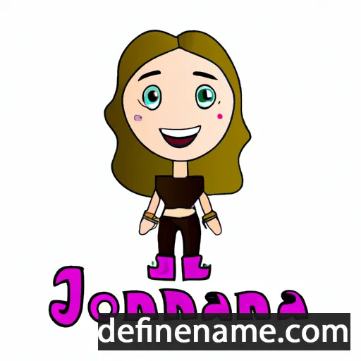 cartoon of the name Jorjanna