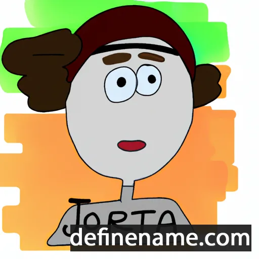 cartoon of the name Jorjeta