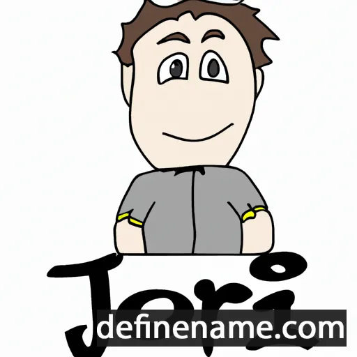 cartoon of the name Jorji