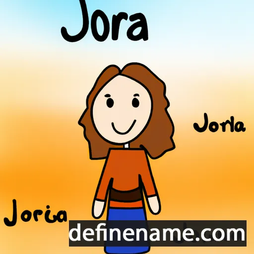 Jorjia cartoon