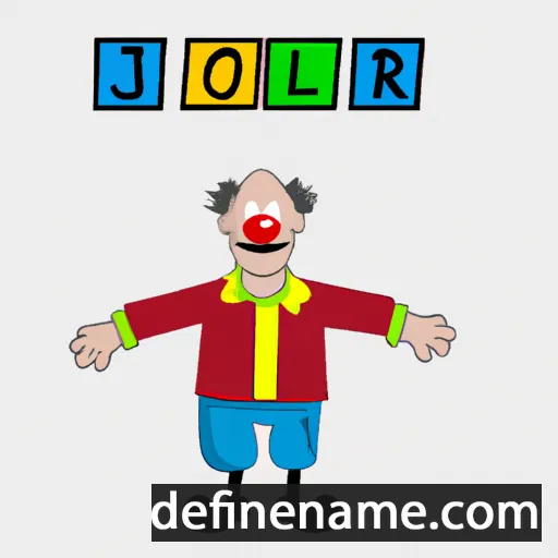 cartoon of the name Jorolf