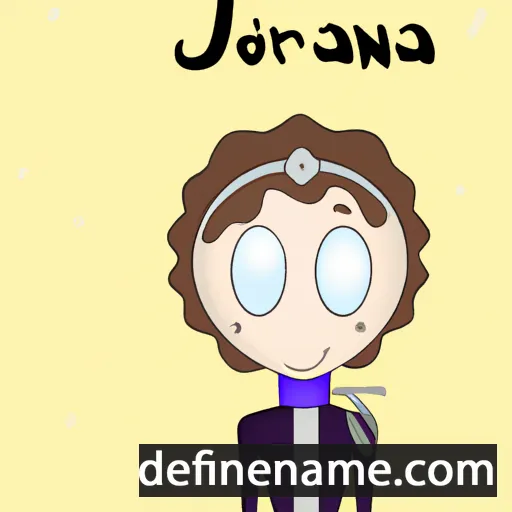 cartoon of the name Jorunna