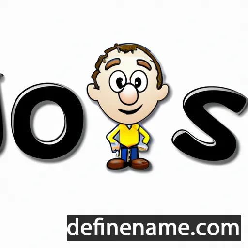 cartoon of the name Jos