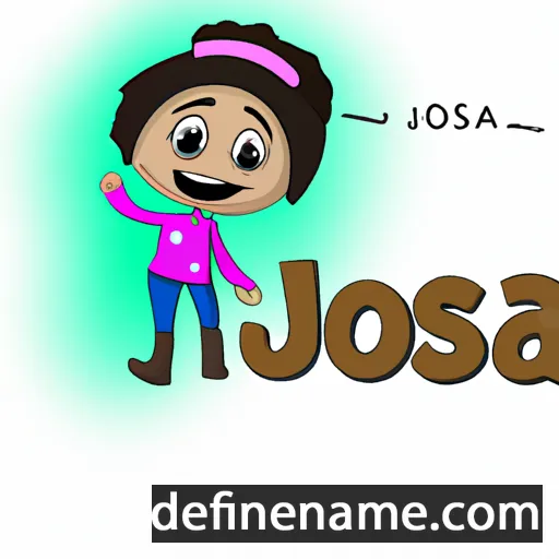 cartoon of the name Josaia