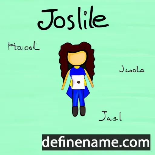 cartoon of the name Josalie