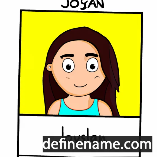 cartoon of the name Josalyn