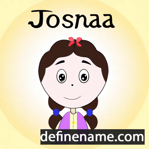 cartoon of the name Josana