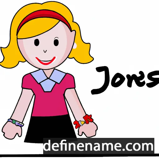 cartoon of the name Josanne