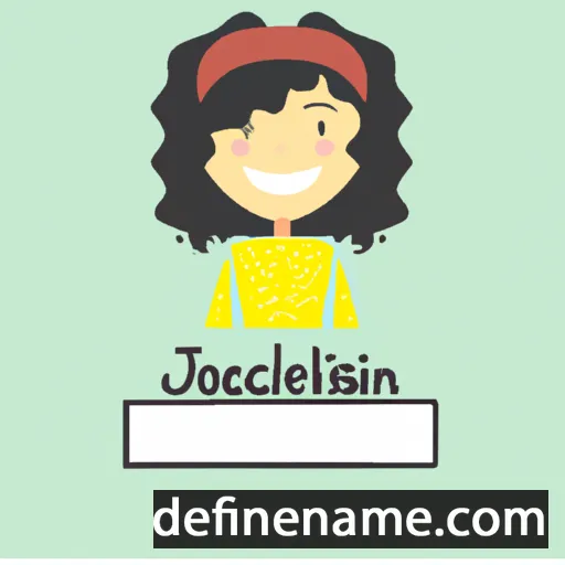 cartoon of the name Joscelina