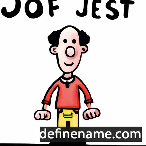 cartoon of the name Joséf