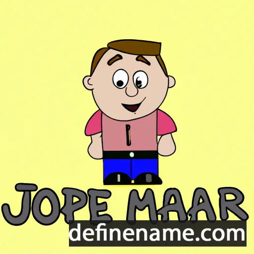 cartoon of the name Josèp-Maria