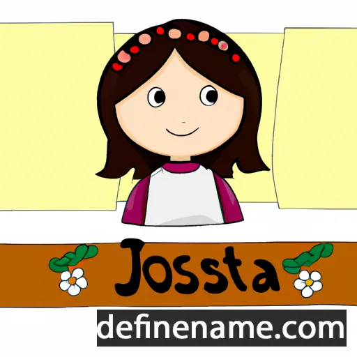 cartoon of the name Josefia