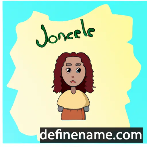 cartoon of the name Joselene