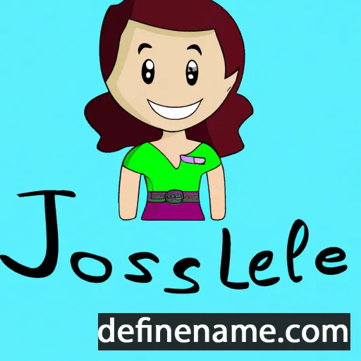 cartoon of the name Joselle