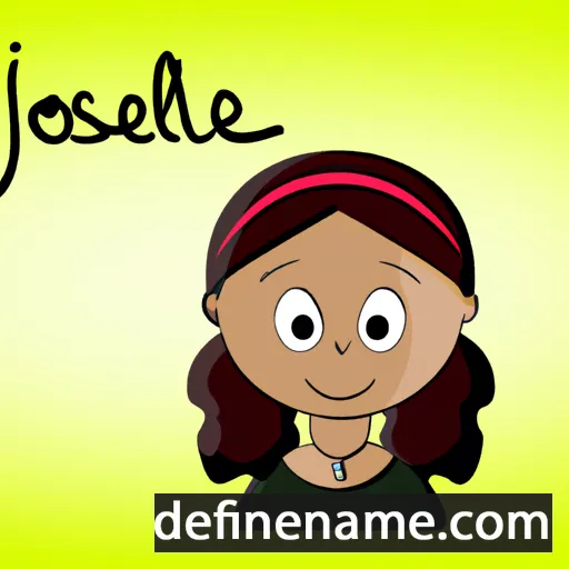 cartoon of the name Joselma