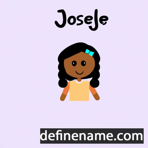 cartoon of the name Joselyne