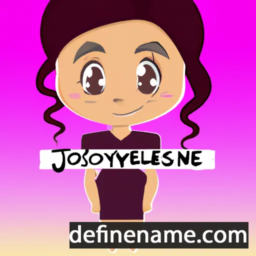 cartoon of the name Joselynne