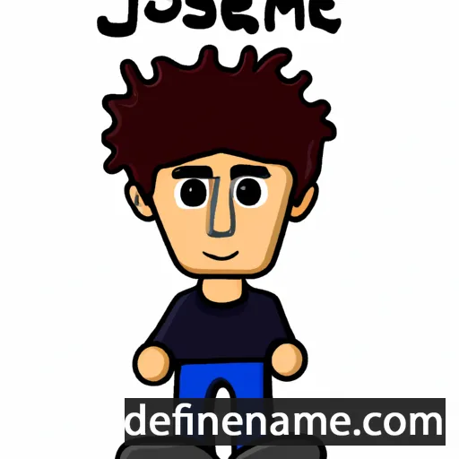 cartoon of the name Josemi