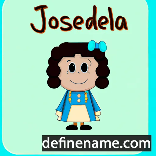 cartoon of the name Josenilda