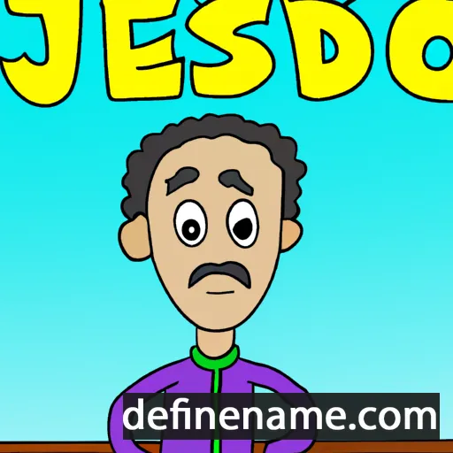 cartoon of the name Josenildo