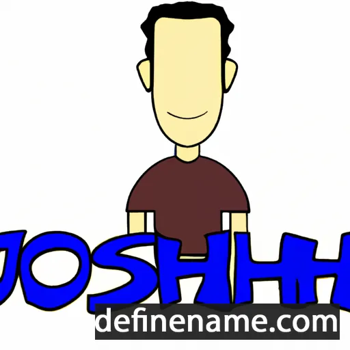 cartoon of the name Josh