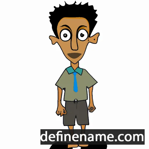 cartoon of the name Joshamee